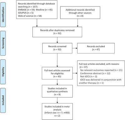 Neuroprotection by Transcranial Direct Current Stimulation in Rodent Models of Focal Ischemic Stroke: A Meta-Analysis